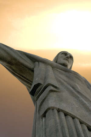 Christ the Redeemer statue on Corcavado Mountain, Rioのeditorial素材