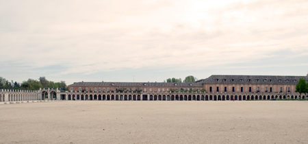 Facade of a part of the royal palace of Aranjuezのeditorial素材