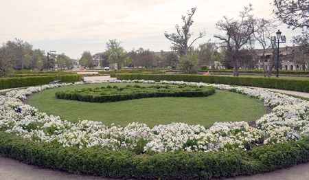 Oca gardens located in the Spanish town of Aranjuezのeditorial素材