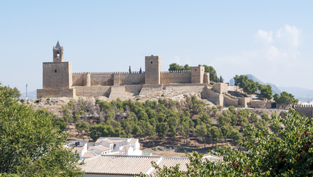 Castle of Antequera in Andalusiaのeditorial素材