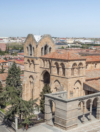 City of Avila in Spainの写真素材