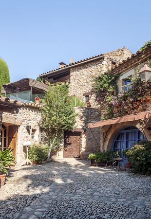 Village of Peratallada in Cataloniaの素材 [FY310114427404]