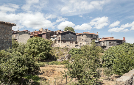 Village of La Alberca in Spainの写真素材