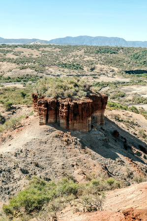 Ngorogoro Valley in Tanzaniaの写真素材
