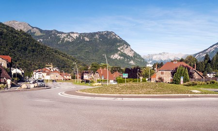 MEGEVE, AUVERNIA, FRANCE-SEPTEMBER 2015. Megeve is a commune and locality located in the...