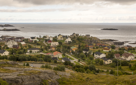 Harstad is a city and municipality in the province of Troms, Norway. It is the second municipality in terms of population within the province of Troms, after TromsÃ¸. It is also the fourth most populous city in the Nord-Norge region, after TromsÃ¸, BodÃ¸ and Mo i Rana. It is located about 250 km north of the Arctic Circle. It was founded in 1904.の写真素材