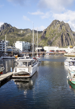 Harstad, Tromso, Norway-September 2016. Harstad is a city and municipality in the province of Troms, Norway. It is the second municipality in terms of population within the province of Troms, after TromsÃ¸. It is also the fourth most populous city in the のeditorial素材
