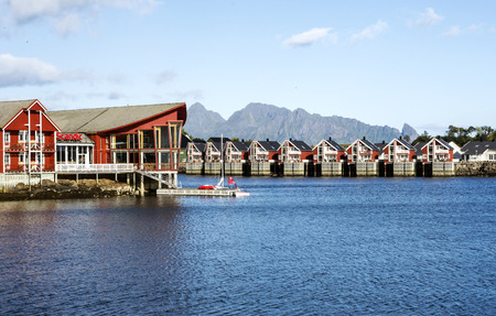 Harstad, Tromso, Norway-September 2016. Harstad is a city and municipality in the province of Troms, Norway. It is the second municipality in terms of population within the province of Troms, after TromsÃ¸. It is also the fourth most populous city in the のeditorial素材