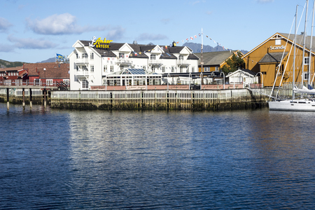Harstad, Tromso, Norway-September 2016. Harstad is a city and municipality in the province of Troms, Norway. It is the second municipality in terms of population within the province of Troms, after TromsÃ¸. It is also the fourth most populous city in the のeditorial素材