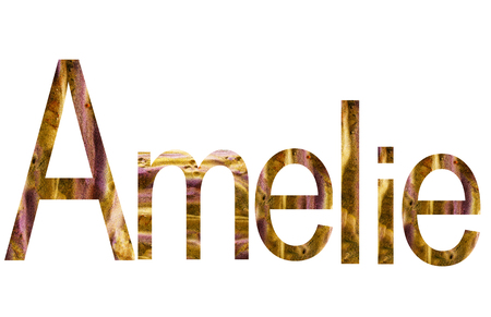 Name Jacob in english surrounded by white backgroundの写真素材