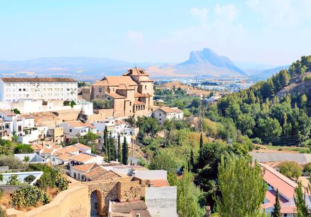Antequera village in the south of Spain in a sunny day