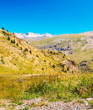 Mountains of Cerler in the Pyrenees