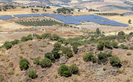 Mountains of Casabermeja in the south of Spain in Malaga province.