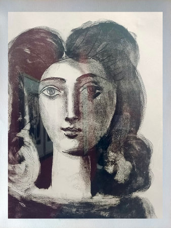 Malaga, Spain-Octuber 2022. Picasso Museum in Malaga province. You can see detail of cubism art.のeditorial素材