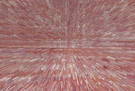 Ilustration in 3d of coloured texture forming a background or art decoration