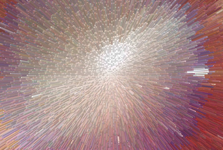 Ilustration in 3d of coloured texture forming a background or art decoration