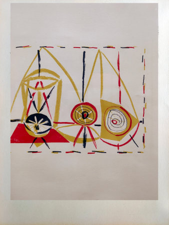 Malaga, Spain-Octuber 2022. Picasso Museum in Malaga province. You can see detail of cubism art.のeditorial素材