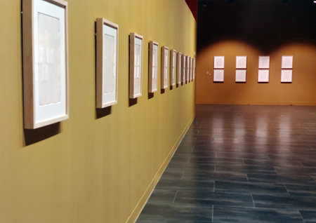 Malaga, Spain-Octuber 2022. Picasso Museum in Malaga province. You can see detail of cubism art.のeditorial素材