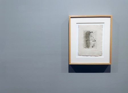 Malaga, Spain-Octuber 2022. Picasso Museum in Malaga province. You can see detail of cubism art.のeditorial素材