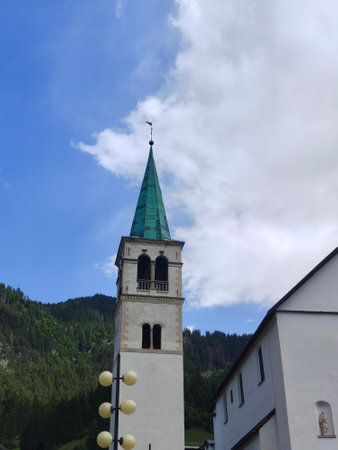Church of St. Nicholas in the village of Zermatt, Switzerland
