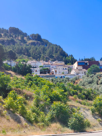 Mountains in the valley of Cazorla in a sunny day