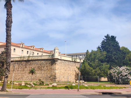 Cartagena in the south of Spain in a sunny day. Its a coastal city.の写真素材