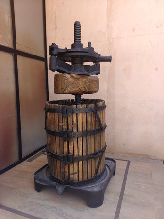 Wine factory in valdepenas in the center of Spain