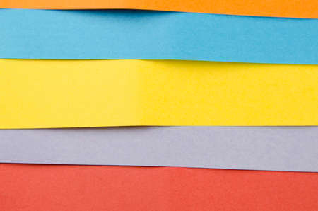 Multicolor sheets of color paper abstract backgroundの写真素材