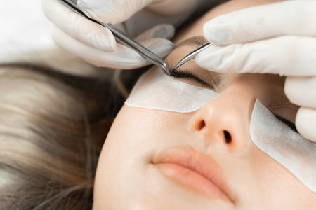 A close-up photo that conveys the ability of a cosmetologist to realize clients desirability to have...