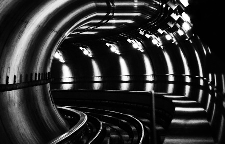 subway tunnelのeditorial素材