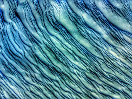 Abstract background from a surface in blue