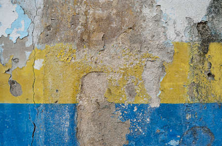 abstract the old grunge wall for backgroundの写真素材