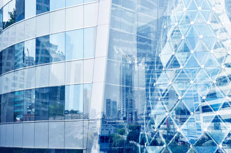 Tower window for business backgroundのeditorial素材