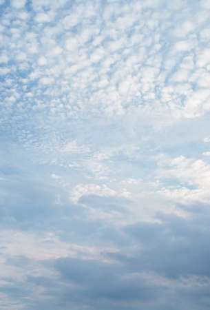 Blue sky background with white clouds