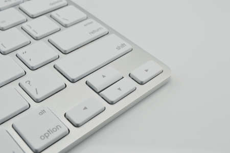 Close up of keyboard of a modern computerの写真素材