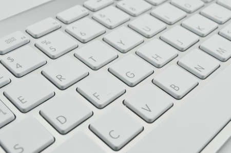 Close up of keyboard of a modern computerの写真素材