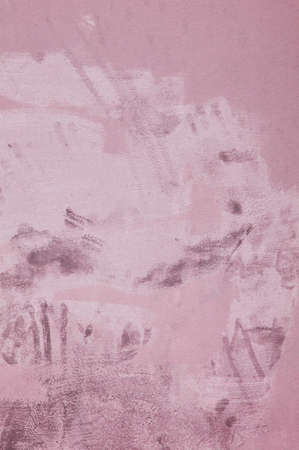 textured abstract paint stroke on blue wallの写真素材