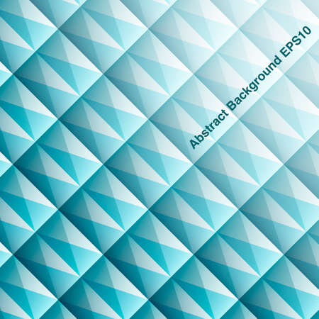 Green geometric abstract background with triangles, Vector illustrationのイラスト素材