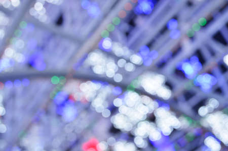 Abstract colorful circular bokeh light for backgroundの写真素材