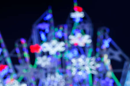 Abstract colorful circular bokeh light for background