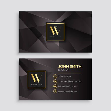 Premium Luxury Business Card Designのイラスト素材