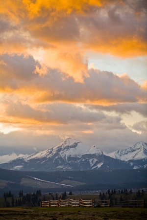 Tatra mountains lanadscapeの写真素材