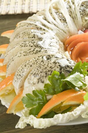 Stuffed pikeの写真素材