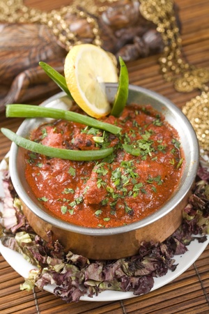 Indian food, chicken Koorgi Murgh の写真素材