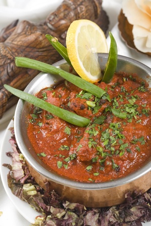 Indian food, chicken Koorgi Murgh.の写真素材
