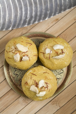 Indian sweets ladooの写真素材