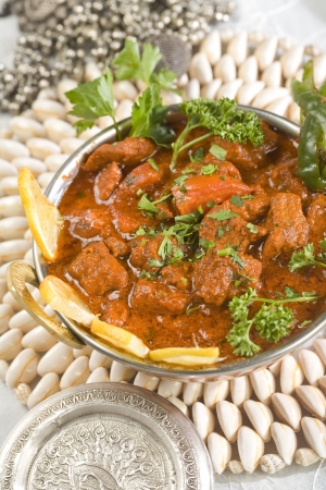 Indian food, Shahi Rogan Josh, lambの写真素材