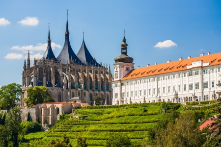 Kutna Hora, Czech Republic  Church of Saint Barbaraの写真素材