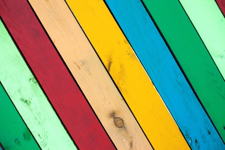 Colorful Wood Background の写真素材