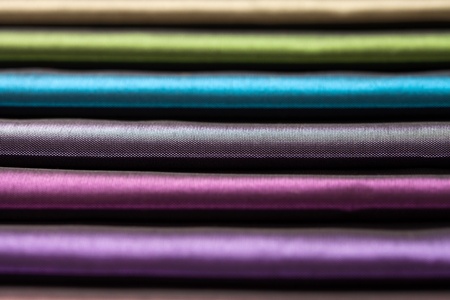 Fabric color samplesの写真素材
